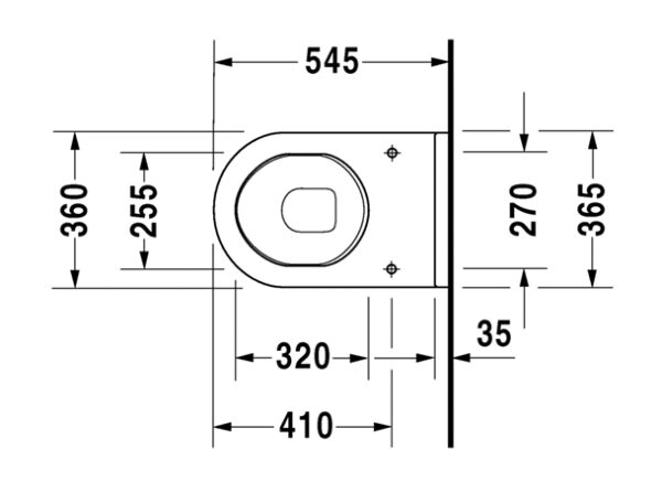 INODORO SUSPENDIDO STARCK-3 CONFORT DURAVIT