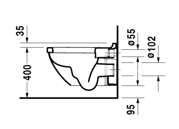 PACK INODORO SUSPENDIDO STARCK-3 DURAVIT