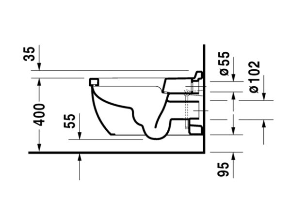 INODORO SUSPENDIDO STARCK-3 DURAVIT