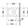PACK INODORO SUSPENDIDO RIMLESS STARCK-3 DURAVIT