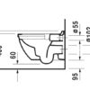 PACK INODORO SUSPENDIDO RIMLESS STARCK-3 DURAVIT