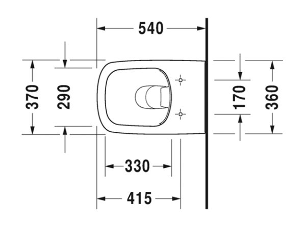 PACK INODORO SUSPENDIDO RIMLESS DURASTYLE DURAVIT