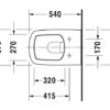 PACK INODORO SUSPENDIDO DURASTYLE DURAVIT