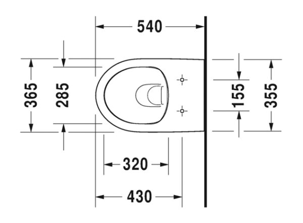 PACK INODORO SUSPENDIDO RIMLESS DURASTYLE BASIC DURAVIT