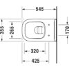 PACK INODORO SUSPENDIDO RIMLESS D-CODE DURAVIT