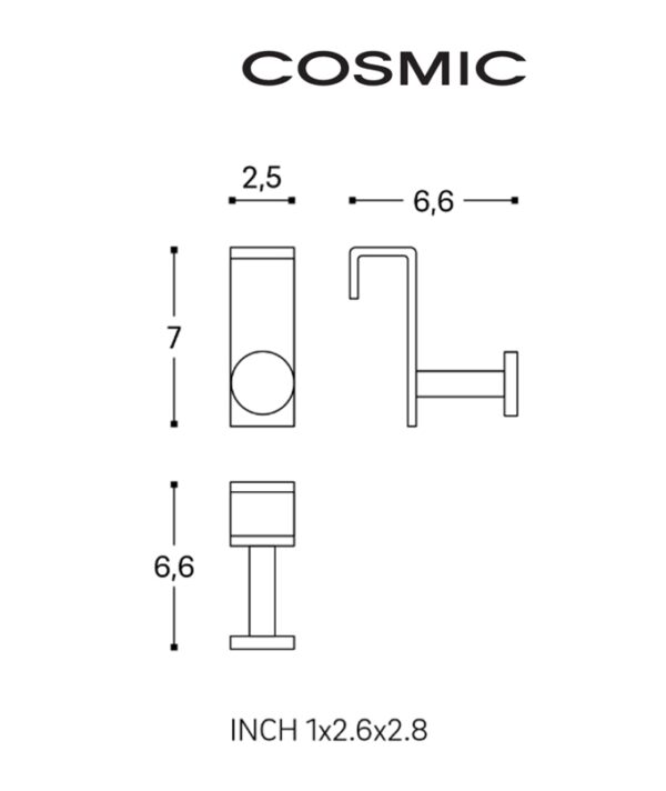 COSMIC STICK COLGADOR PARA MUEBLE - Imagen 4