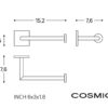 COSMIC STICK PORTARROLLOS SIN TAPA - Imagen 3