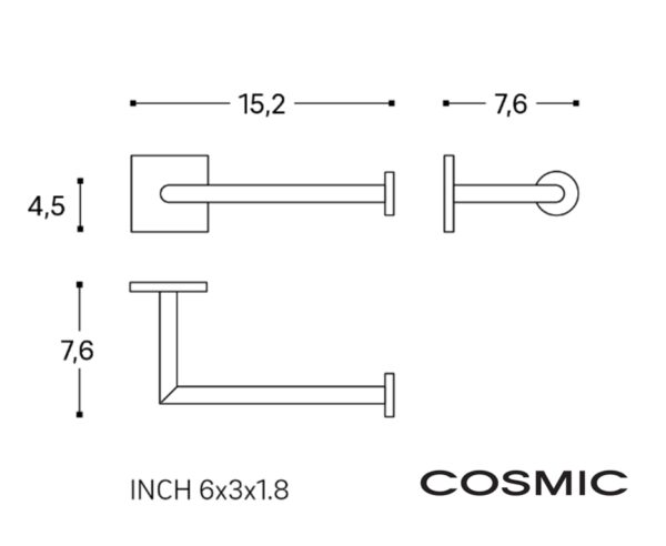 COSMIC STICK PORTARROLLOS SIN TAPA - Imagen 3