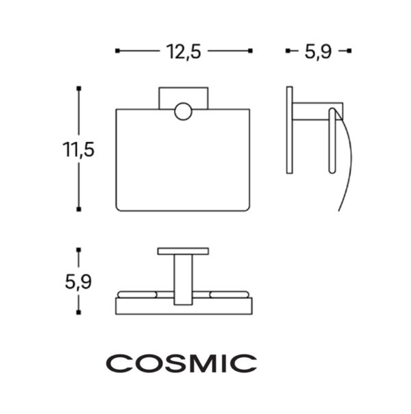 COSMIC STICK PORTARROLLOS CON TAPA - Imagen 3
