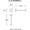 COSMIC STICK PORTARROLLOS SIN TAPA - Imagen 3