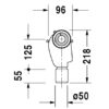 SIFON EMPOTRADO LAVABO ARCHITEC DURAVIT