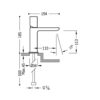 MONOMANDO LAVABO LOFT COLORS TRES GRIFERIA