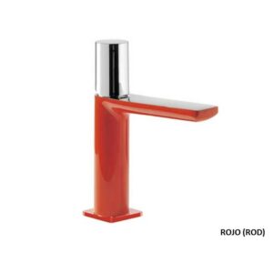 MONOMANDO LAVABO ROJO LOFT COLORS TRES GRIFERIA