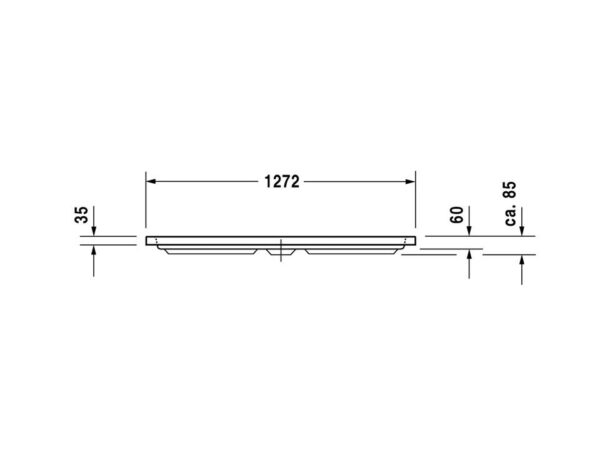 PLATO DUCHA ANGULAR D-CODE DURAVIT