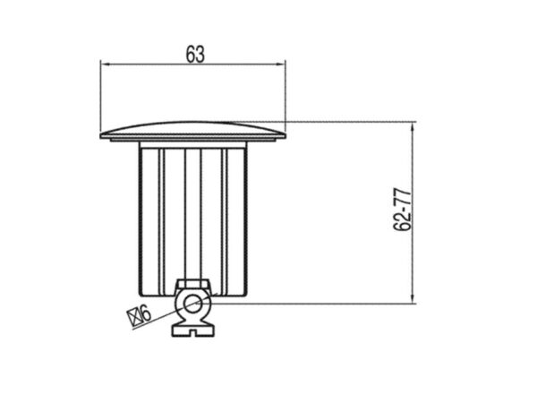 TAPON PARA VALVULA AUTOMATICA TRES GRIFERIA