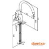 MEZCLADOR LAVABO BELL DAMIXA