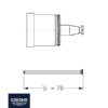 PROLONGACIÓN 40mm PARA 34400 GROHE MEDIDAS