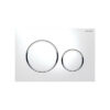SIGMA20 GEBERIT BLANCO-CROMADO BRILLANTE