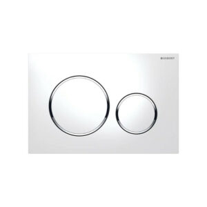 SIGMA20 GEBERIT BLANCO-CROMADO BRILLANTE 