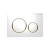 SIGMA20 GEBERIT BLANCO-DORADO