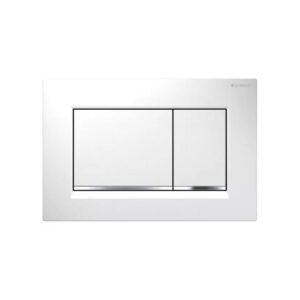 SIGMA30 GEBERIT BLANCO-CROMADO BRILLANTE 
