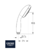 GROHE NEW TEMPESTA 100 TELEDUCHA MEDIDAS