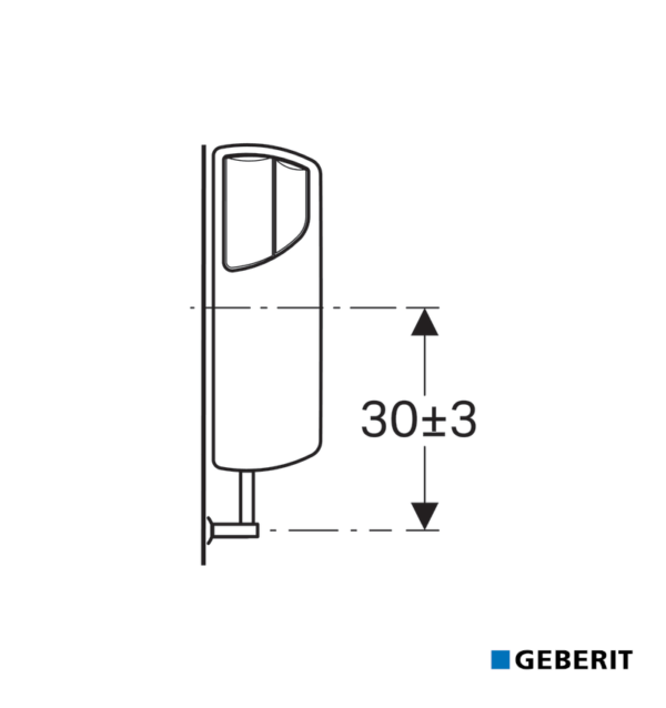 CISTERNA VISTA GEBERIT 140 ESQUEMA