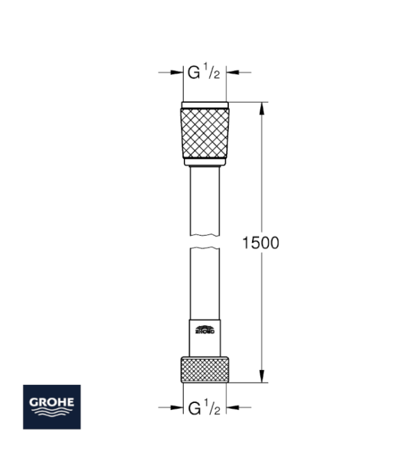 GROHE ROTAFLEX FLEXO DUCHA MEDIDAS