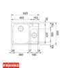FREGADERA INOX ARMONIA AMX-660 FRANKE