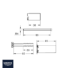 SET DE EXTENSION UNIVERSAL GROHE RAPIDO SMARTBOX MEDIDAS