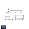 SET DE EXTENSION UNIVERSAL TERMOSTATOS DE DOS MANDOS GROHE RAPIDO SMARTBOX