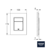 PULSADOR SKATE COSMOPOLITAN S GROHE