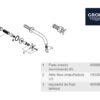 BATERIA LAVABO MURAL ATRIO GROHE