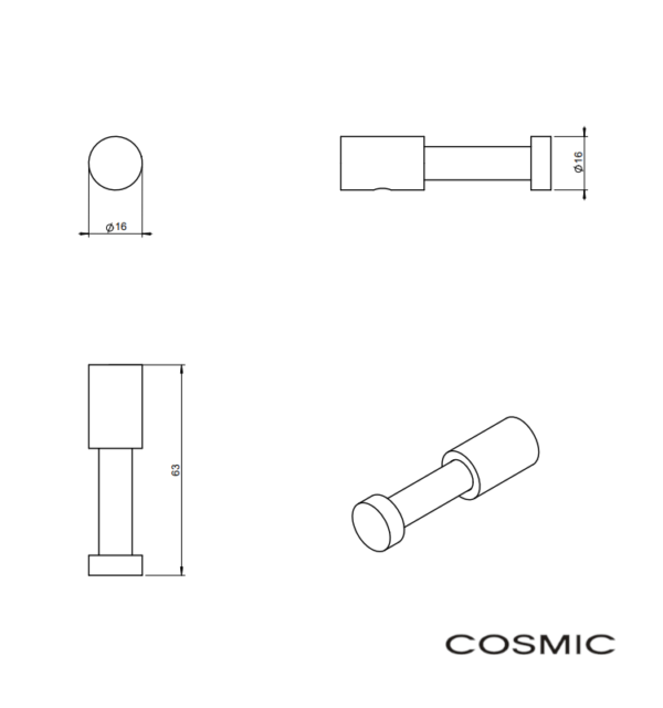 MEDIDAS COLGADOR LOGIC COSMIC