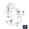 MEDIDAS MONOMANDO FREGADERO Y CALENTADOR RED DUO GROHE
