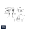 MEDIDAS SERVO SET MECANISMOS COMPLETO GROHE
