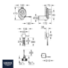 MEDIDAS SENSOR TEMPERATURA URINARIO GROHE