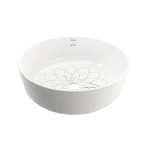 LAVABO BLANCO SOBRE ENCIMERA EQUILIBRIUM POM DOR