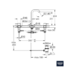 MEDIDAS BATERIA LAVABO L ESSENCE GROHE