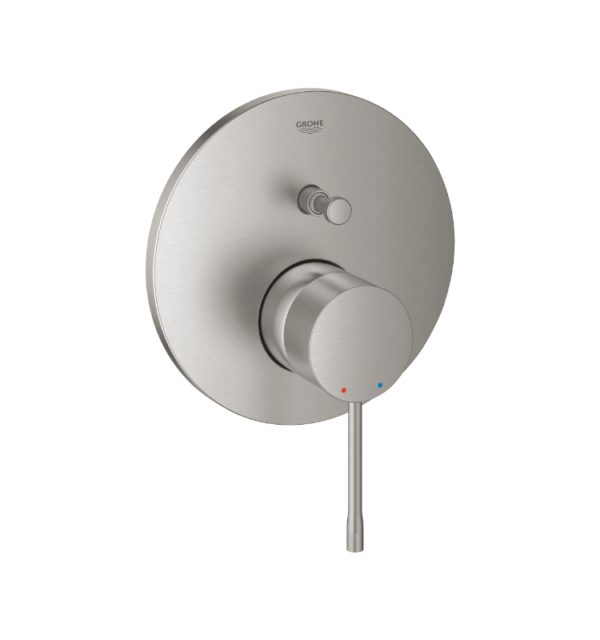 MONOMANDO CON INVERSOR 2 VIAS ESSENCE GROHE SUPERSTEEL