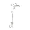 CONJUNTO DUCHA ANTICALCAREA MONOCLASIC TRES GRIFERIA ACERO