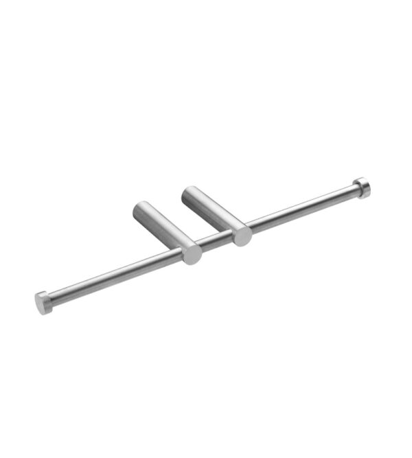 COSMIC LOGIC PORTARROLLOS DOBLE SIN TAPA INOX - Imagen 3