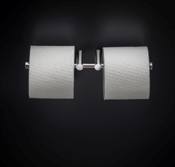 COSMIC LOGIC PORTARROLLOS DOBLE SIN TAPA INOX - Imagen 8