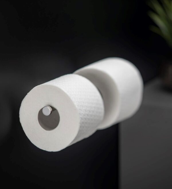 COSMIC LOGIC PORTARROLLOS DOBLE SIN TAPA INOX - Imagen 5