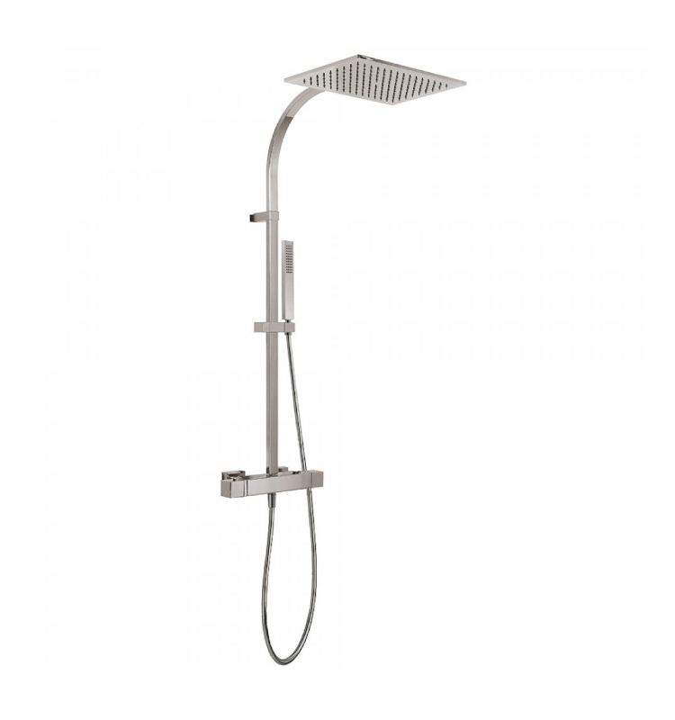 CONJUNTO DUCHA TERMOSTATICA SLIM EXCLUSIVE TRES GRIFERIA ACERO