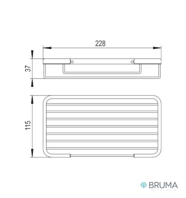 MEDIDAS JABONERA BAÑO DUCHA BRUMA