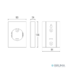 MEDIDAS DISPENSADOR BOLSAS HIGIENICAS BRUMA