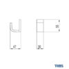 MEDIDAS PERCHA LOFT TRES GRIFERIA