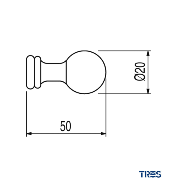 MEDIDAS PERCHA CLASIC TRES GRIFERIA