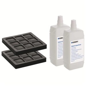 DOS SET FILTRO y LIMPIACABEZAL AQUACLEAN GEBERIT